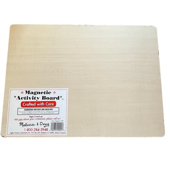 MELISSA & DOUG Magnetic Activity Board Grocery Store Wood Quiet Play *Incomplete - Picture 2 of 13